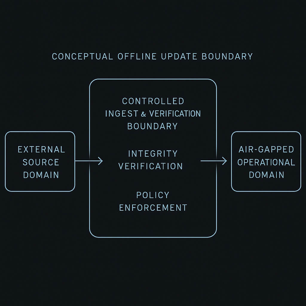 Offline update boundary diagram